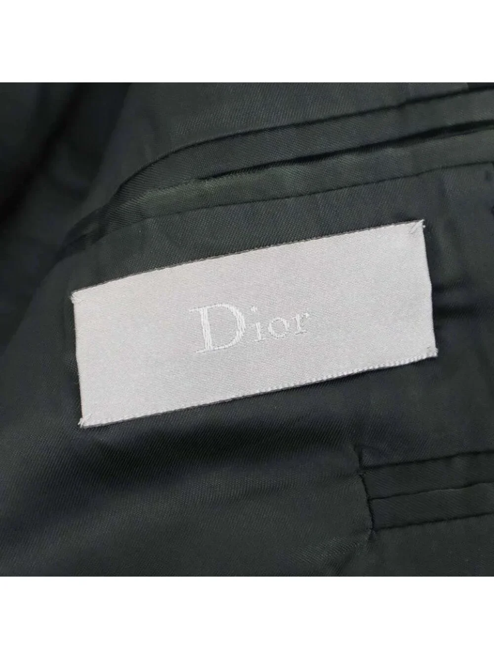 Dior Homme Satin Lapel Smoking Tuxedo Jacket Black 44